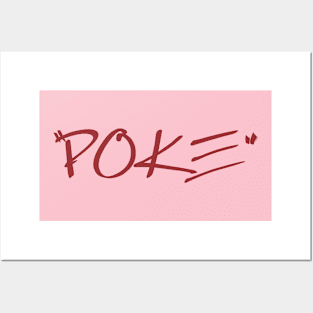 Poke me! Funny meme Posters and Art